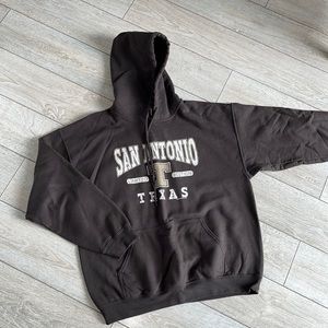 San Antonio brown hoodie, worn ONCE !